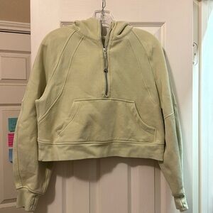 Lululemon Scuba Oversized 1/2 Zip Hoodie- Rosemary Green